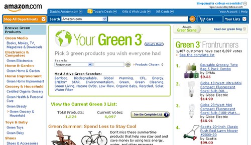 Amazon Green Screenshot - 08/13/08