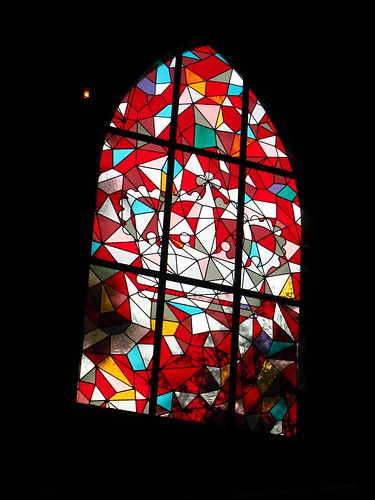 Stained Glass Window in White Rabbit