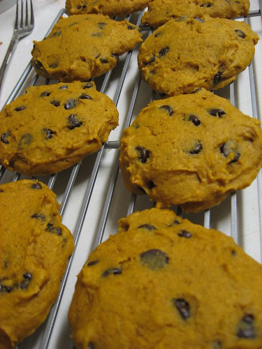 Pumpkin Cookies, fresh out of the oven