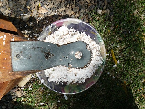 Bougna aux crevettes de Creek : Preparation #4 : rape à coco