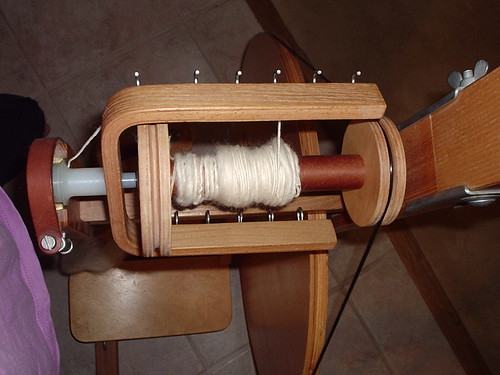 The first of my spinning on the <span class=