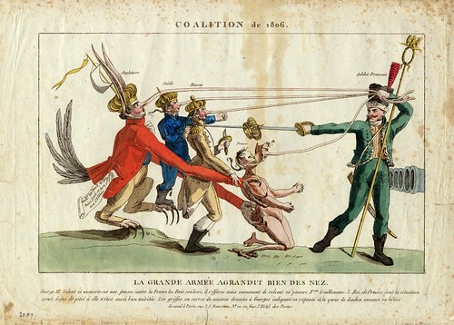 Coalition de 1806 - La Grande Armee Agrandit Bien des Nez (JJ Rousseau - pub., 1809)