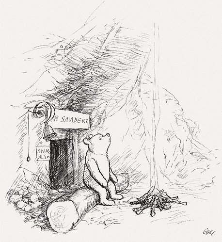 Winnie-the-Pooh Lived In A Forest All By Himself Under The Name Of Sanders.