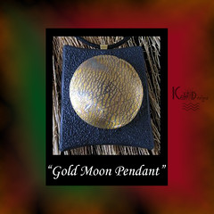 Gold Moon Pendant