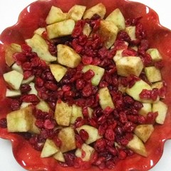 Apple Cranberry Crumble