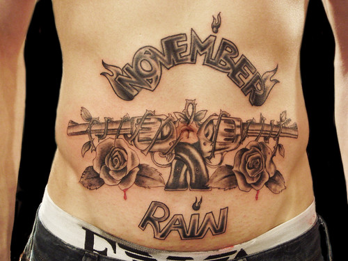 Guns n' Roses tattoo Miguel Angel Custom Tattoo Artist