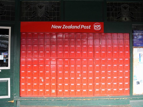 紐西蘭的郵局信箱