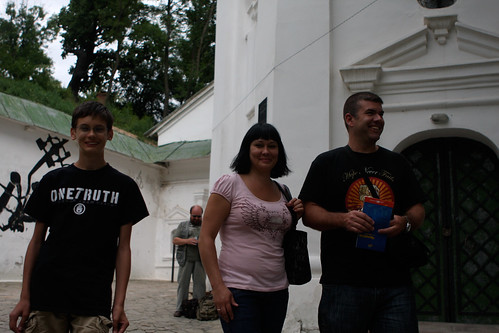 Dominic, Edna and Greg in Chernihiv