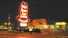 Arby's Roast Beef on North Harlem Avenue near west Irving Park Road. Chicago Illinois. September 2008.