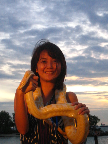 me & snake