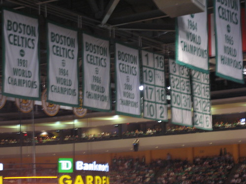 Boston Celtics Raise Banner 17 at Opening Night