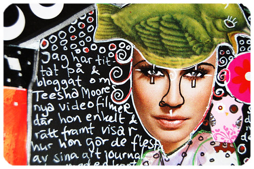Green Bird hat girl (Copyright Hanna Andersson)