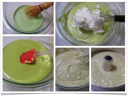 Japanese Green Tea Matcha Chiffon Cake method