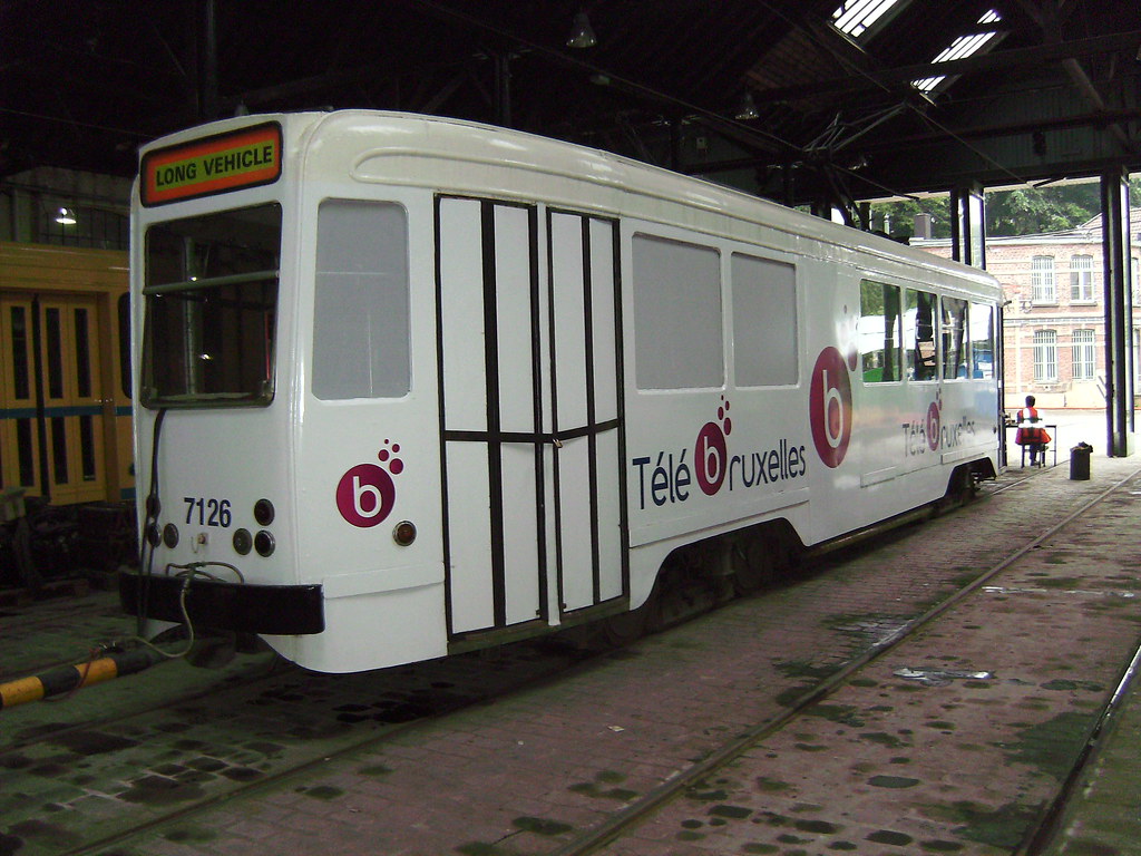 : Service tram in museum