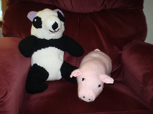 Panda and pig