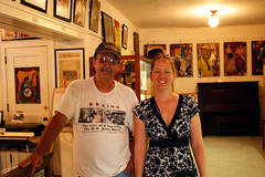 Amy and Randy at the HWY 61 Blues Museum Leland Mississippi