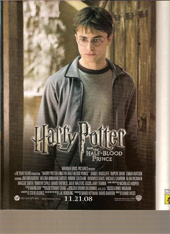 Harry Potter AND TWILIGHT!!: Half-Blood Prince Movie Release Date Change... It's Now JULY 2009  TWILIGHT HAS TAKEN ITS PLACE AND WILL NOW BE RELEASED NOVEMBER 21!!