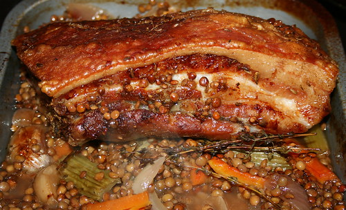 Roast Pork Belly with Cider