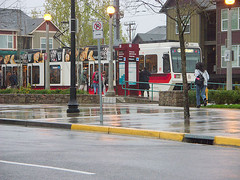 suburbs will need good transit links to survive: here, Orenco Station outside Portland OR (by: George Goodman, creative commons license)