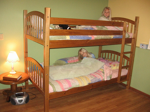 We finally BUNKED the beds!
