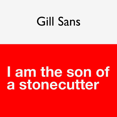 Gill Sans by Lars Willem Veldkampf.