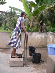 Pumping Water - Jukwa Village, Ghana