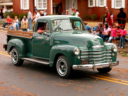 Yam Festival Parade 1953 Chevy 3100 pickup truck
