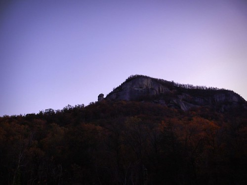 Chimney Rock Silhouette