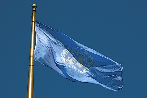Flag of the United Nations by scazon, on Flickr