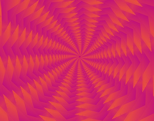 Triangle Fractal Illusion