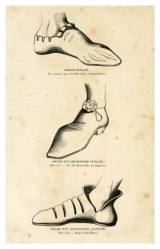006-Calzado siglo XVI-Histoire de la chaussure depuis l'antiquité-1862- Paul Lacroix y Alphonse Duchesne