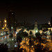 Plaza de Armas di notte dall'edificio in cui sono alloggiato