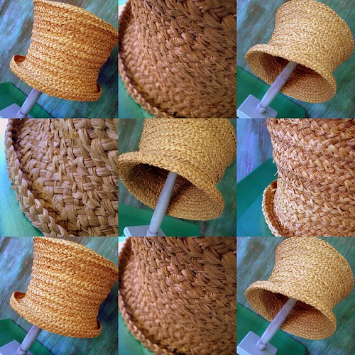 Handmade Straw Hat Collage