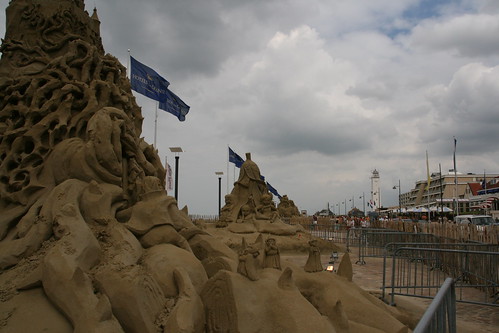 Sand sculptures at European Sand Sculptures Festival