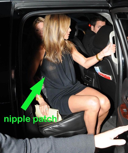 Jennifer Aniston see through PICTURE SOURCE Jennifer Aniston nipple patch