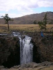 Waterfall on the Onggi River