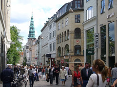 Copenhagen's famous Stroget (by: Miguel Bernas, creative commons license)