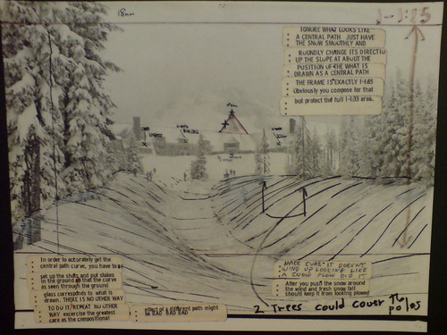 DSC00005 Storyboard from The Shining, Kubrick Archive