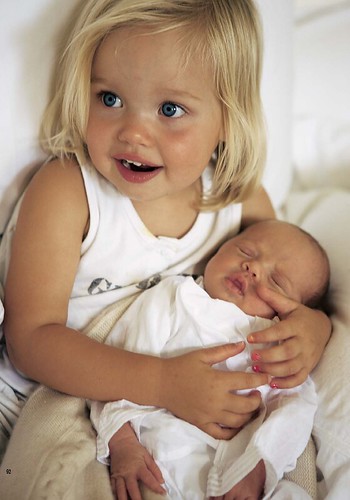 angelina jolie twins down syndrome. Angelina Jolie ,kids and twins