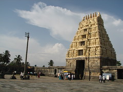Gopura atop the entrance