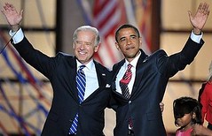 Joe Biden en Barack Obama