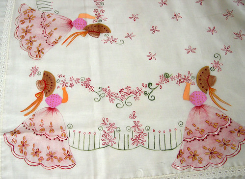 Hand painted Table cloth