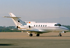 Alfa Jet BAe-125-600B EC-EAO GRO 26/12/1988