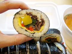 beef kimbab from e-mo