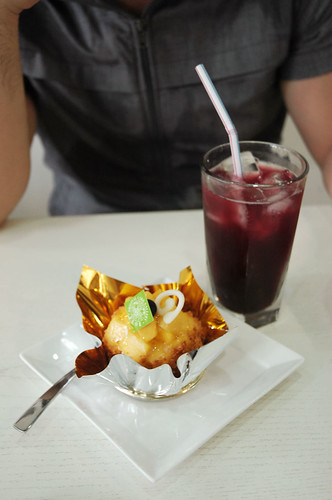 Flor Patisserie - Mango Pie with Ice Flower Tea