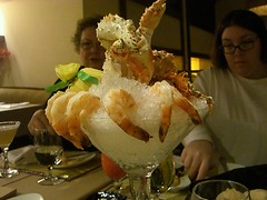 Tiger Prawn, Crab, Lobster, and Oysters