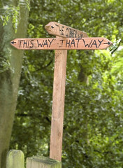 Signpost on the Wrekin