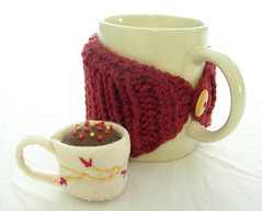 Gryffindor House Pride Mug Cozy and Tea Cup Mini Pin Cushion