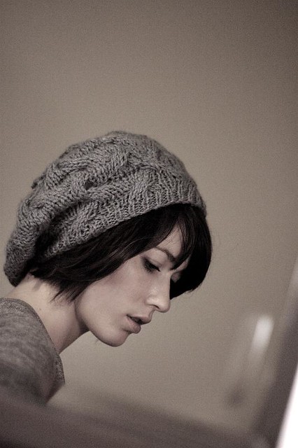 Star Crossed Slouchy Beret by Natalie Larson