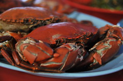 Baked Crab at Portugis Settlement